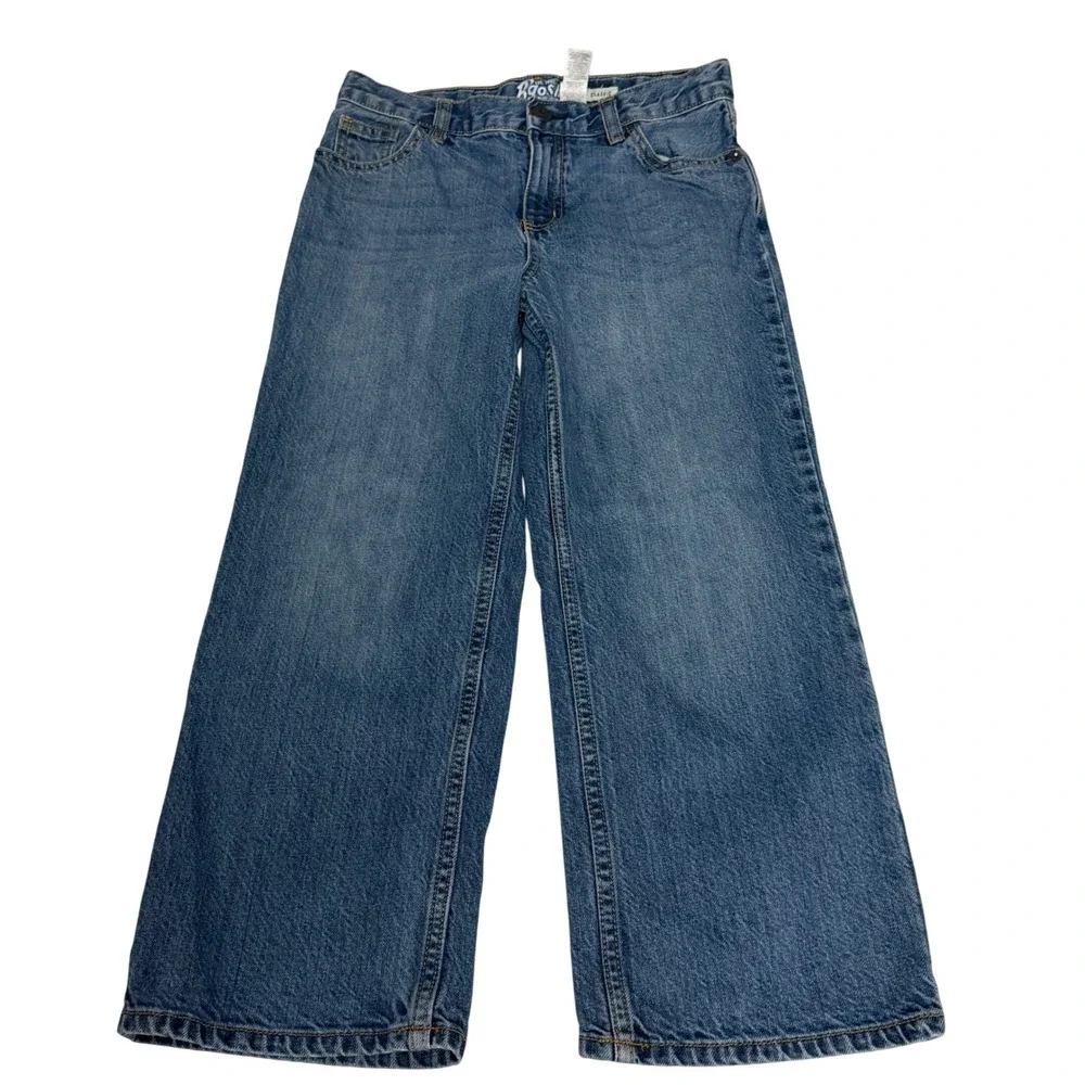OshKosh Bgosh Kids Blue Jeans Classic Straight Leg Medium Wash Size 7H Husky